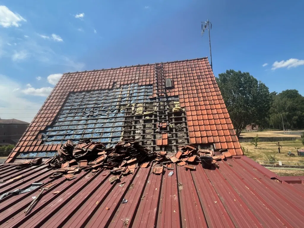 Réfection complète de toiture tuile – Secteur rural du Valenciennois (59) – Valenciennes (Rural)